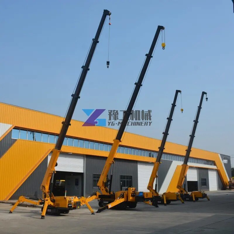 House Restaurant Construction Portable Lifting Machine Mini Crane 3000kg 3 Ton Micro Mini Crawler Crane