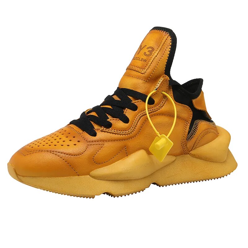 Handcrafted Casual Shoes For Men In Calf Leather Round-toe Men's Sneakers Women's Sneakers Sports Shoes For Women Size 35-46