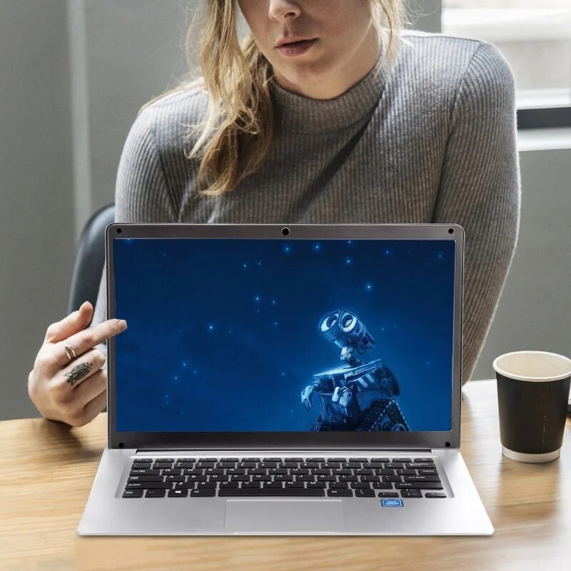 Laptop for Office Student 14 Inch Cheap Laptops Intel Celeron N3350 6GB RAM 512G SSD Computer Windows 10 Pro Portable Notebook
