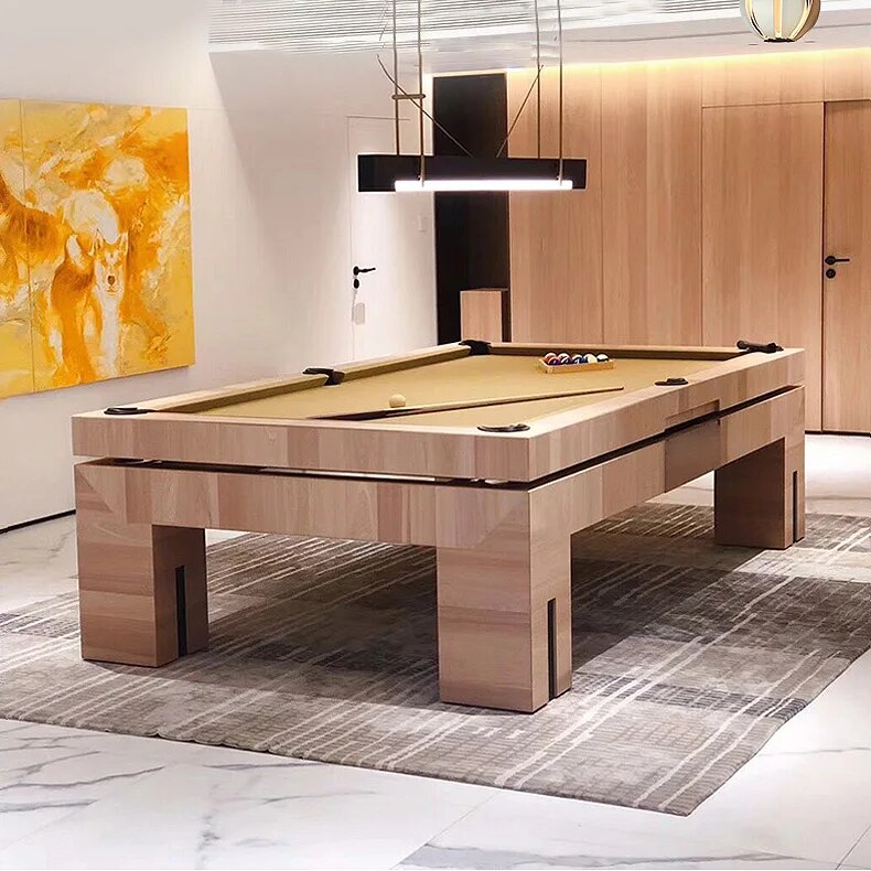 Hot selling  standard American with nine-ball two-in-one billiard table and table tennis table