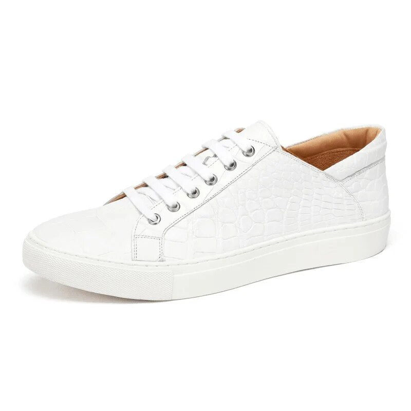High-end Leather Genuine Board Shoes Men's Casual Fashion Comfortable For Men Sneakers 2022 Luxury Brand High Quality Loafer