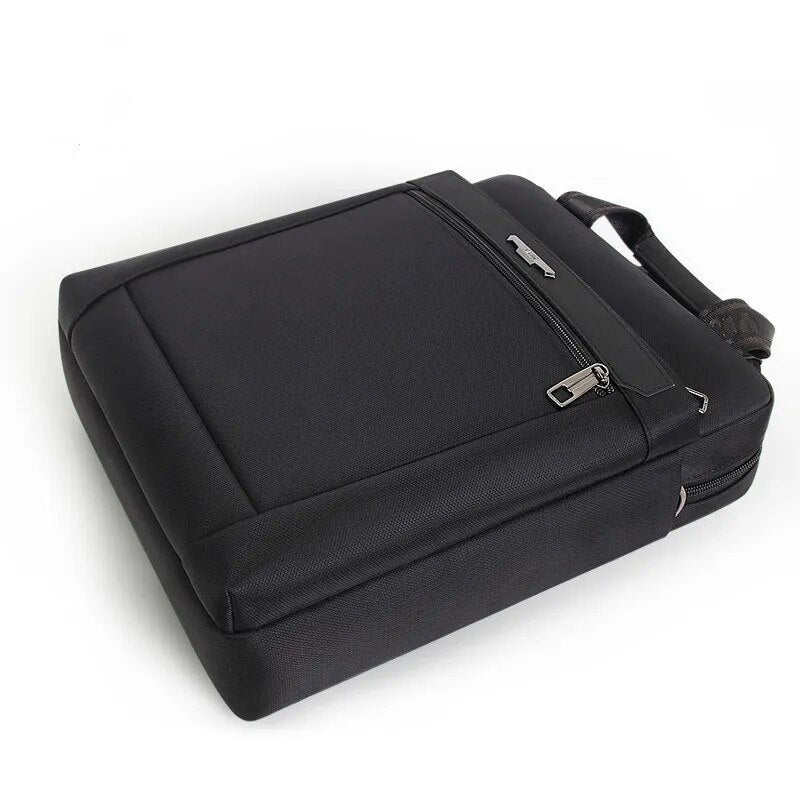 Men Small Briefcase Vertical Document Pack Men's Single Shoulder 12-inch IPAD Bag Male Waterproof Nylon Messenger Bag Sac Homme