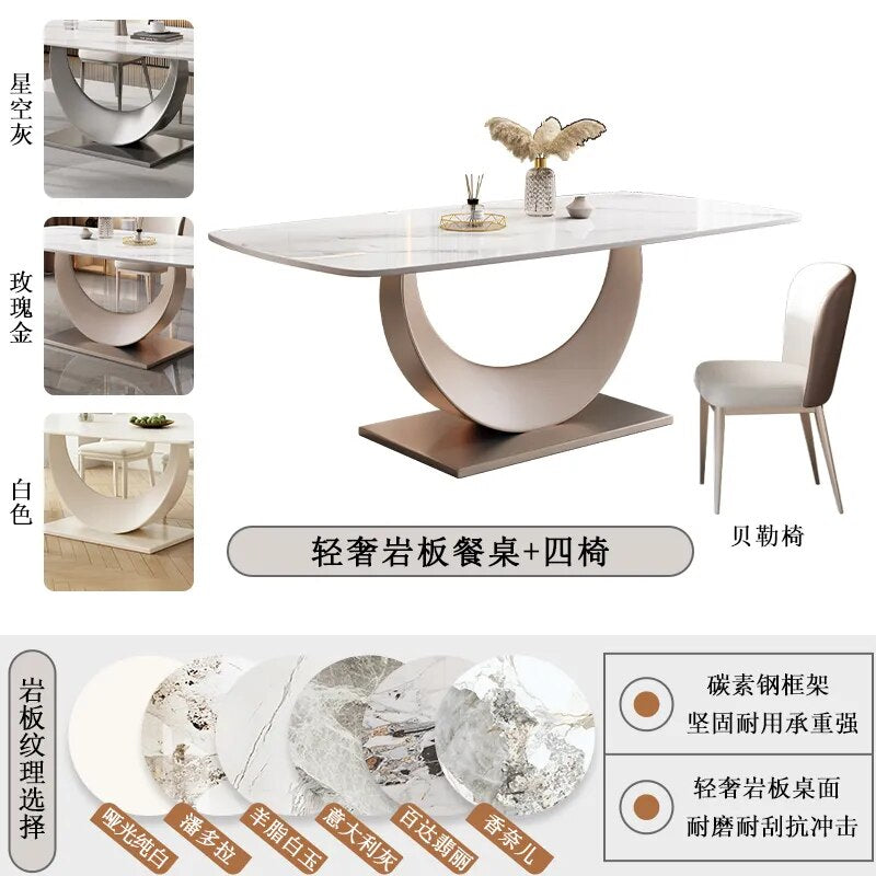 Nordic Eating Dining Tables Coffee Office Restaurant Bar Side Dining Tables Console Garden Sillas Para Comedor Furniture WJ20XP