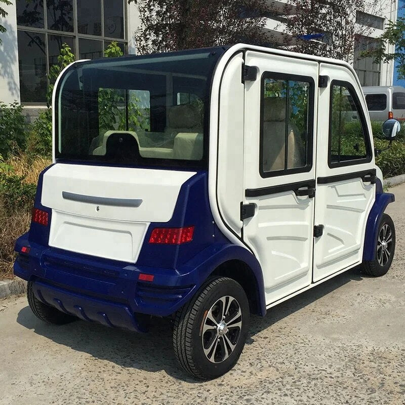 Cheap Price 4 Seater Electric Mini Car for adult use / 4 Wheel Fully Enclosed Electric Industrial Vehicle / Electric Car