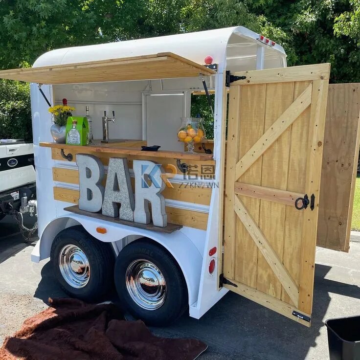 China Ice Cream Truck Food Carts Street Food Car Coffee Carts Hot Dog Stand Horse Trailer Food Trailers Fully Equipped
