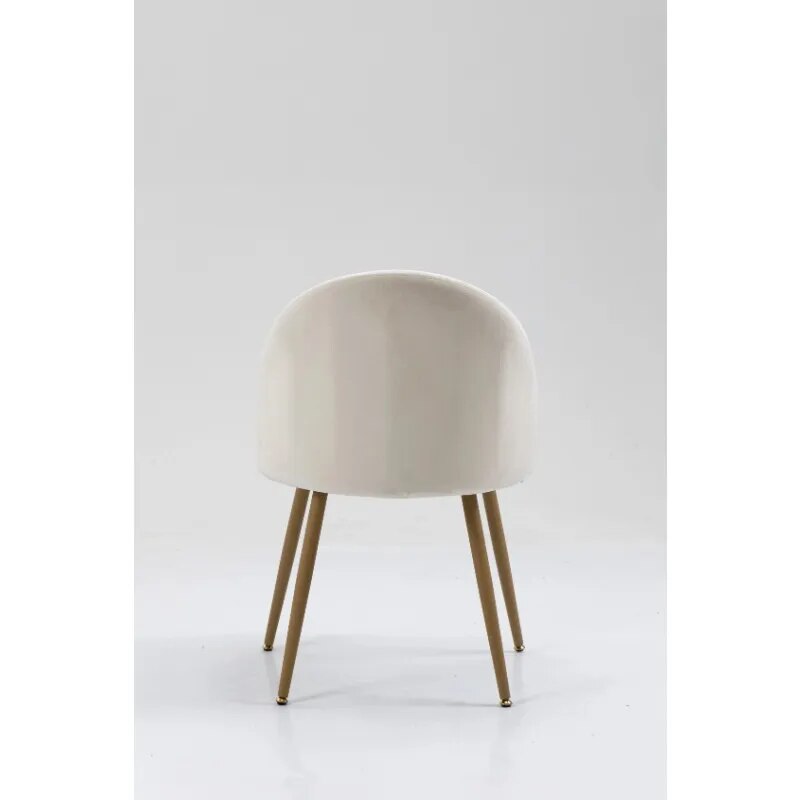 Mainstays Modern Accent Chair, Cream White