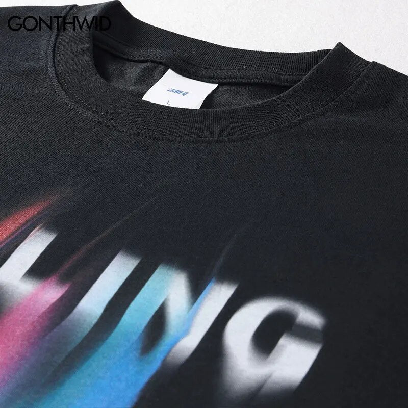 Streetwear T-Shirts Hip Hop Graphic Print Punk Rock Gothic Cotton Tshirt Harajuku Fashion Casual Loose Short Sleeve Tee Shirts