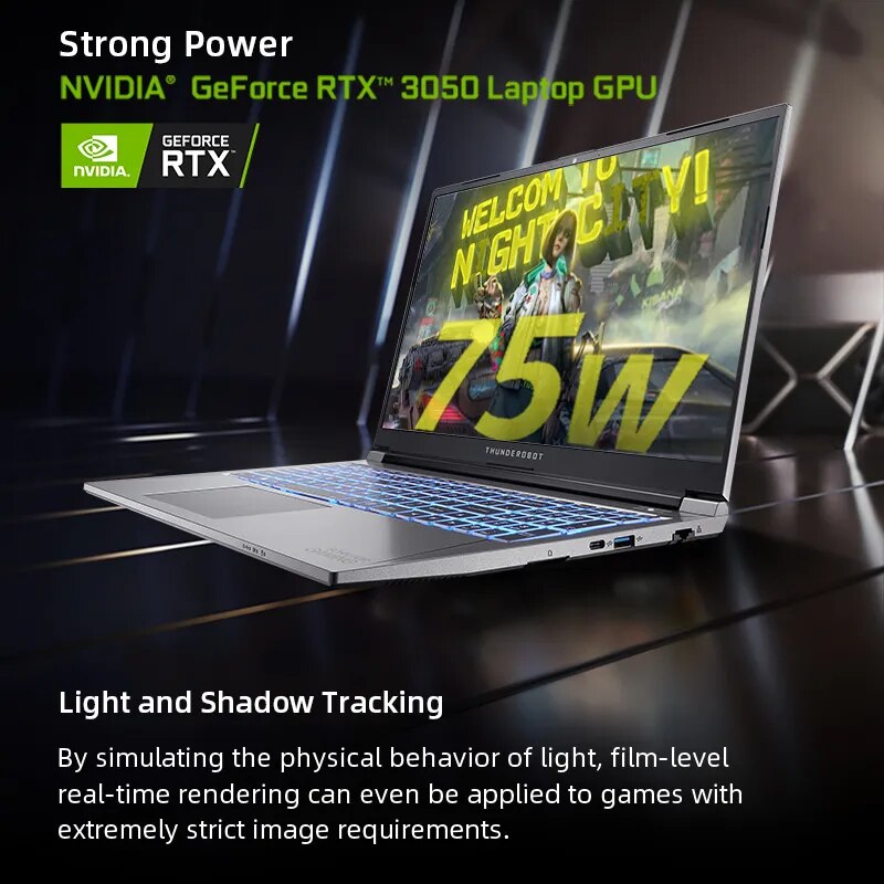 Newest i7-12700H RTX3060 Gaming Laptop 911MT RTX3050 15.6" 144Hz i5-12450H Computer Laptops Gaming Laptop 2 Years Warranty