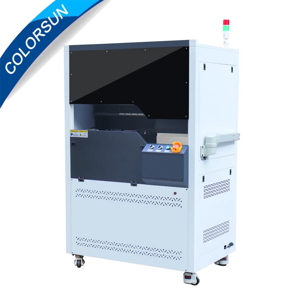 Colorsun Cylinder UV Printer Customize High Speed Cylinder UV Printing Machine For Bottle Lipstick Cup With Varnish Effect UV
