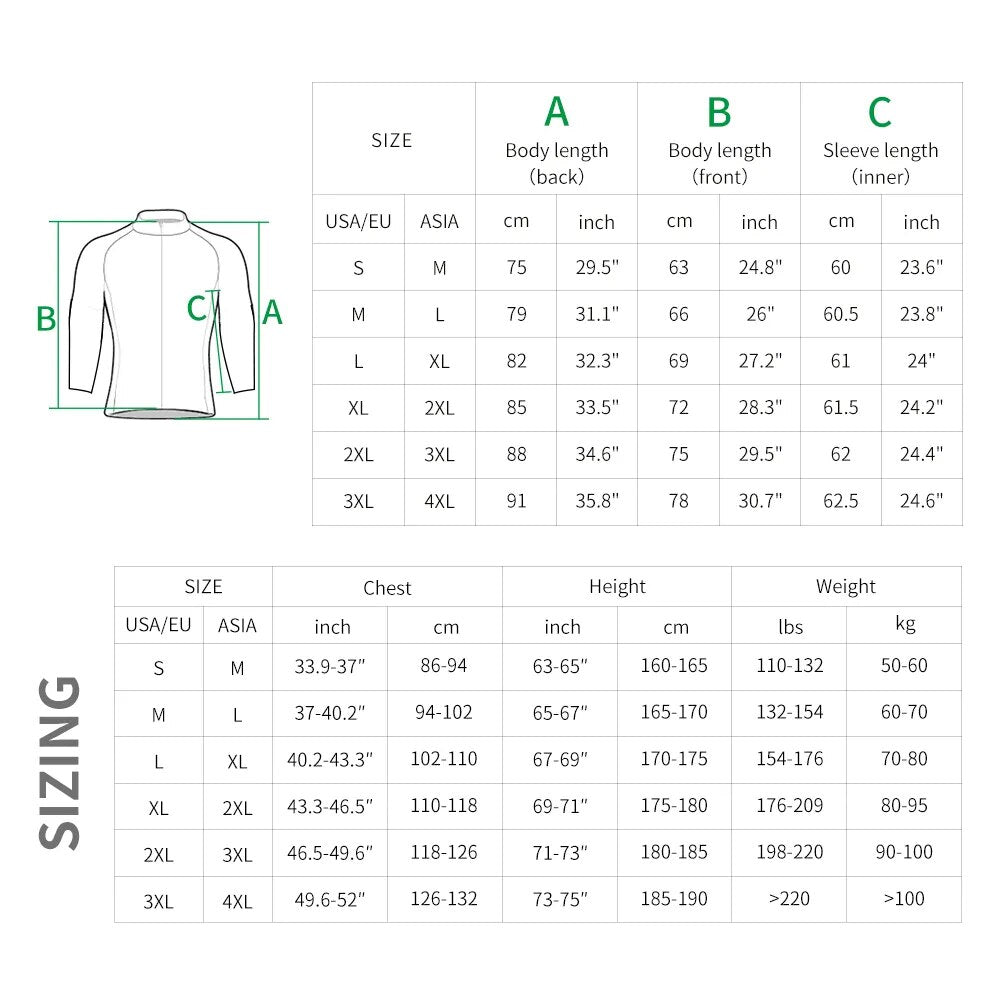 WOSAWE Windproof Cycling Jackets Men Women Riding Waterproof Bicycle Clothing Bike Long Sleeve Jerseys Sleeveless Vest Wind Coat - KAISERINC