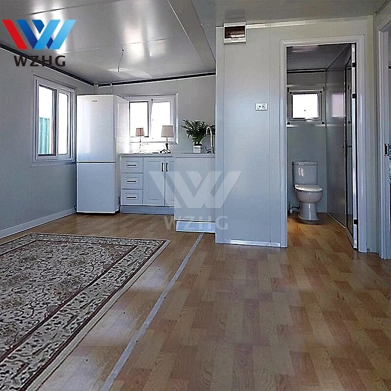 China Manufacturer 2 Storey 2 Bedroom Mansion Winter Camping Tiny Container Houses For Vacation Rental Place Comoros