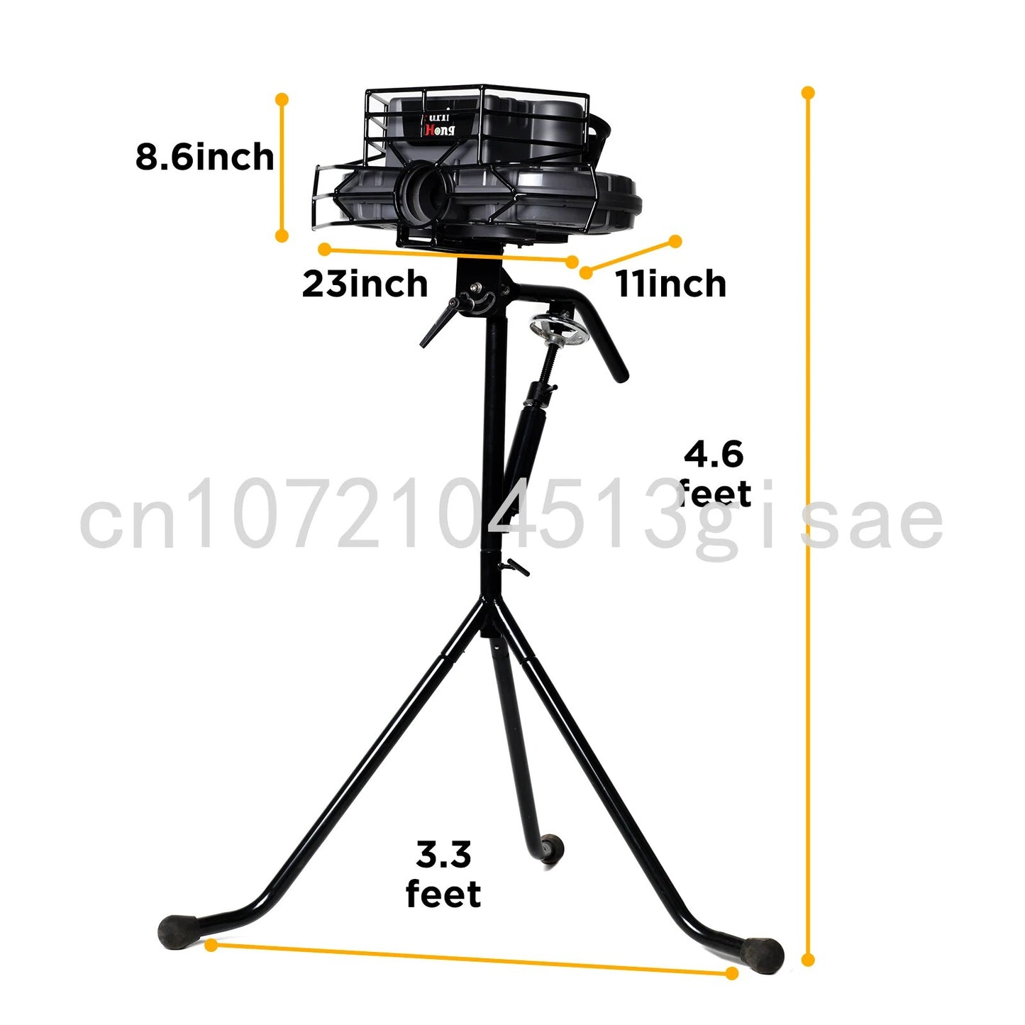 777BH Dual-Wheel Baseball Pitching Machine Upgraded Version, 30 to 95 MPH with Regulation Baseballs