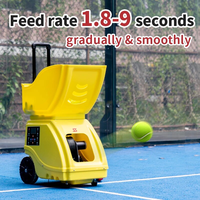 Popular SIBOASI Padel Court Style Tennis Ball Machine Automatic Shooting Equipment With CE Certificates