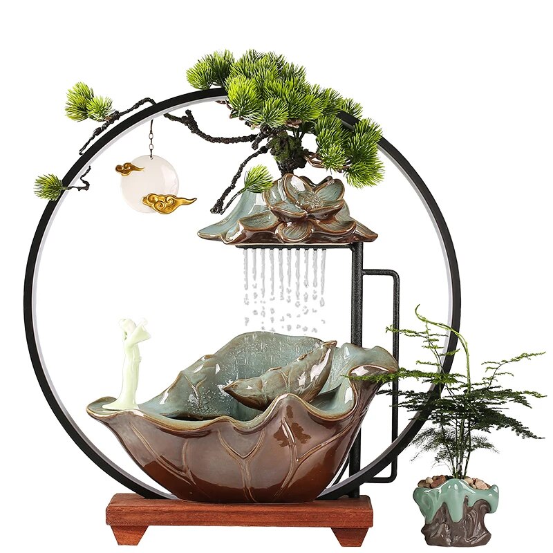 Ramadan Houses Portable Censer Chinese Gift Ceramic Puff Smoke Indoor Aroma Lamp Kit Quemador De Incienso Home Decoration Luxury