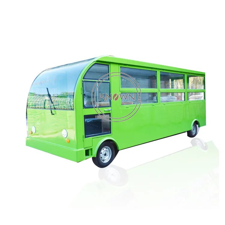 OEM New Smart Electric Street Mobile Car Fast Food Vending Carts Outdoor Coffee Cart Kiosk Hot dog Van for Sale