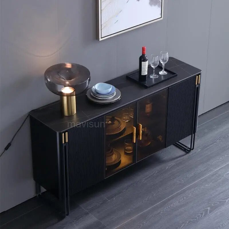 Dining Room Sideboard Table Light Luxury Home Restaurant Storage Cabinet Modern Minimalist Living Room Wine Cabinet Furniture