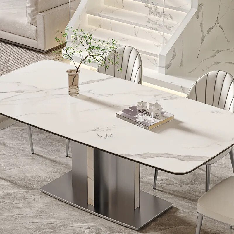 Apartment Stone Makeup Nail Bedside Table Coffee Desk Dining Table Kitchen Small Zestawy Mebli Ogrodowych Home Furniture