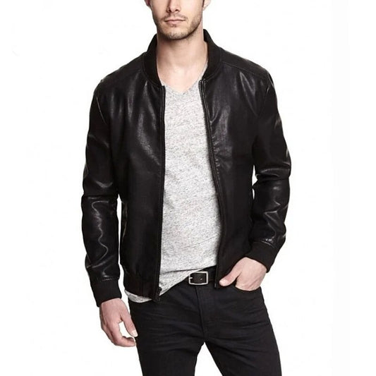 Spring Autumn Thin Mens Genuine Leather Baseball Jacket Male Sheepskin Casual Black Youth Real Coat Plus Size 5XL