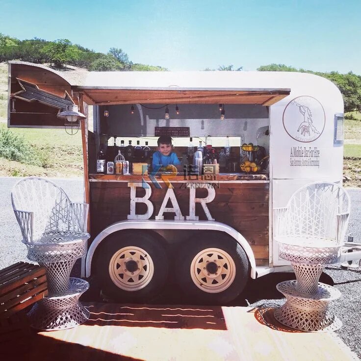 China Ice Cream Truck Food Carts Street Food Car Coffee Carts Hot Dog Stand Horse Trailer Food Trailers Fully Equipped
