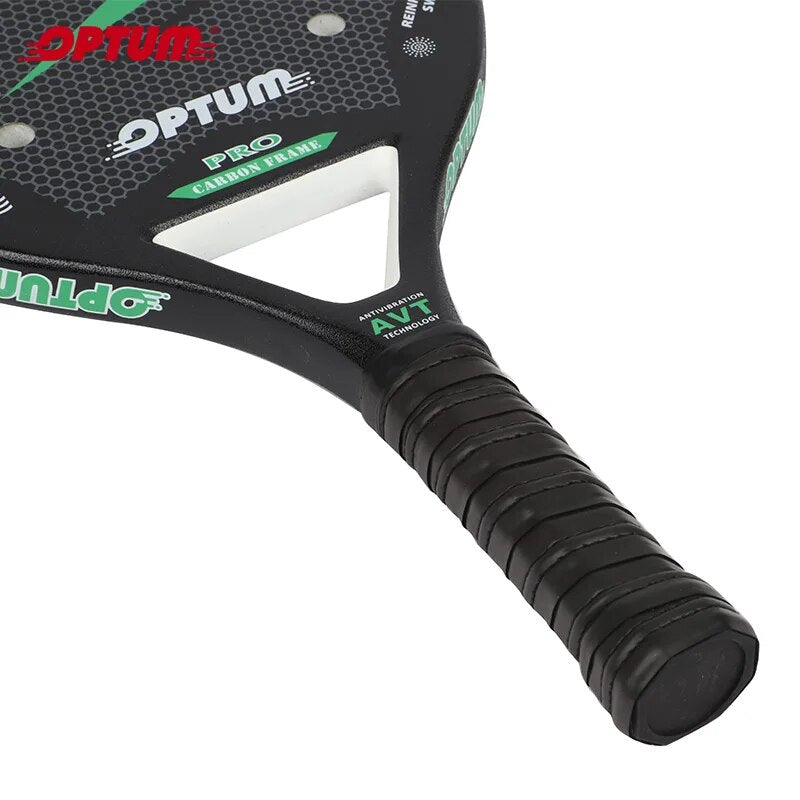 OPTUM FLEX Carbon Fiber Beach Tennis Racket Set,2 Rackets,2 Balls,and 2 Cover Bags