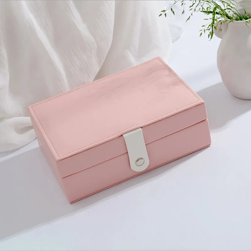 New Leather Jewelry Display High Quality Fashion Design Portable Ring box Gift Choice Love Recomended Factory Sale