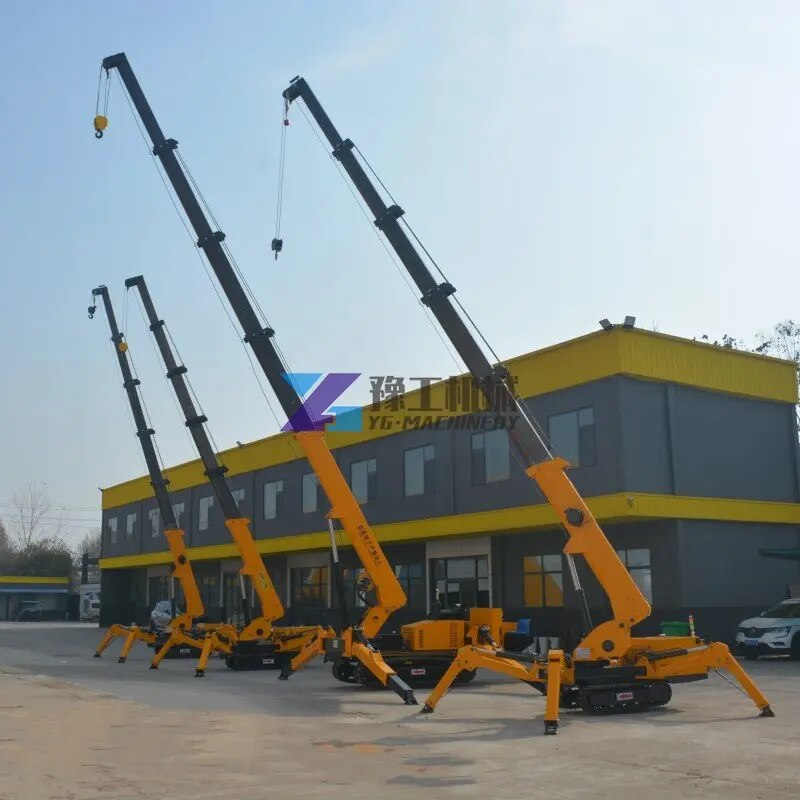House Restaurant Construction Portable Lifting Machine Mini Crane 3000kg 3 Ton Micro Mini Crawler Crane