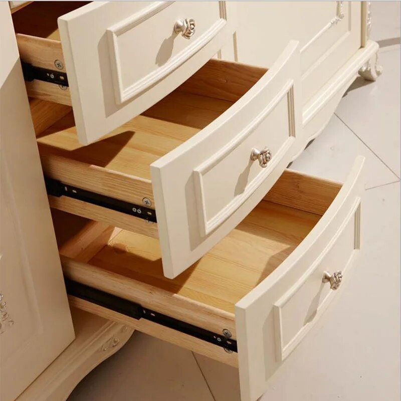 Five door wardrobe modern  European whole wardrobe French bedroom  furniture wardrobe pfy10157