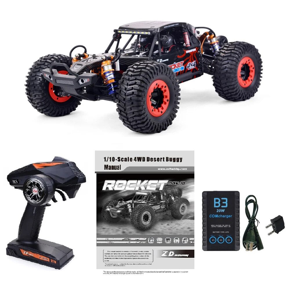 ZD Racing DBX-10 1/10 4WD 80km/H 2.4G Brushless RC Cars Desert Truck RC Electric Remote Control Buggy Off-road Vehicle Cars Gift