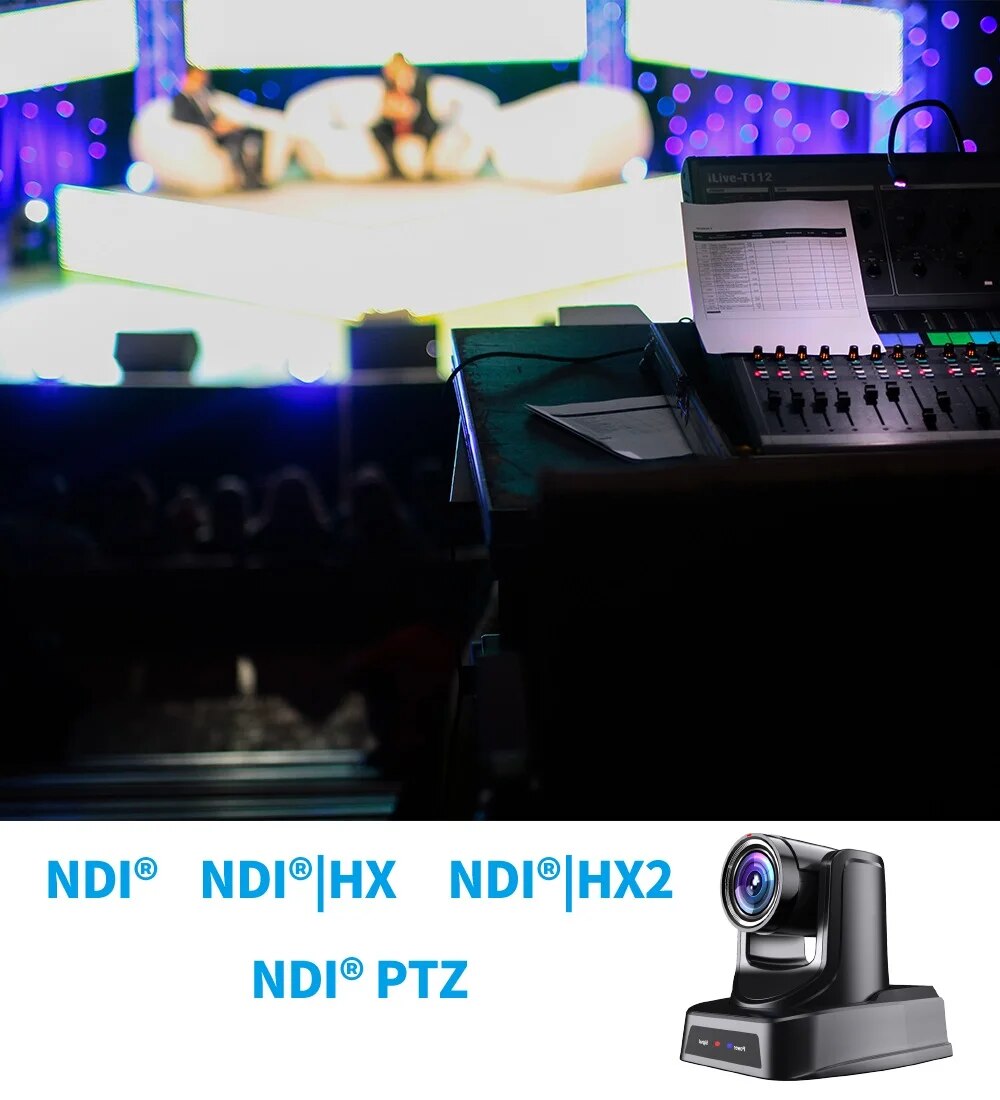 16pcs SMTAV NDI Camera 20x + 16x high-Speed PTZ 3G-SDI+HDMI+IP Streaming Outputs NDI POE Video Conference Camera