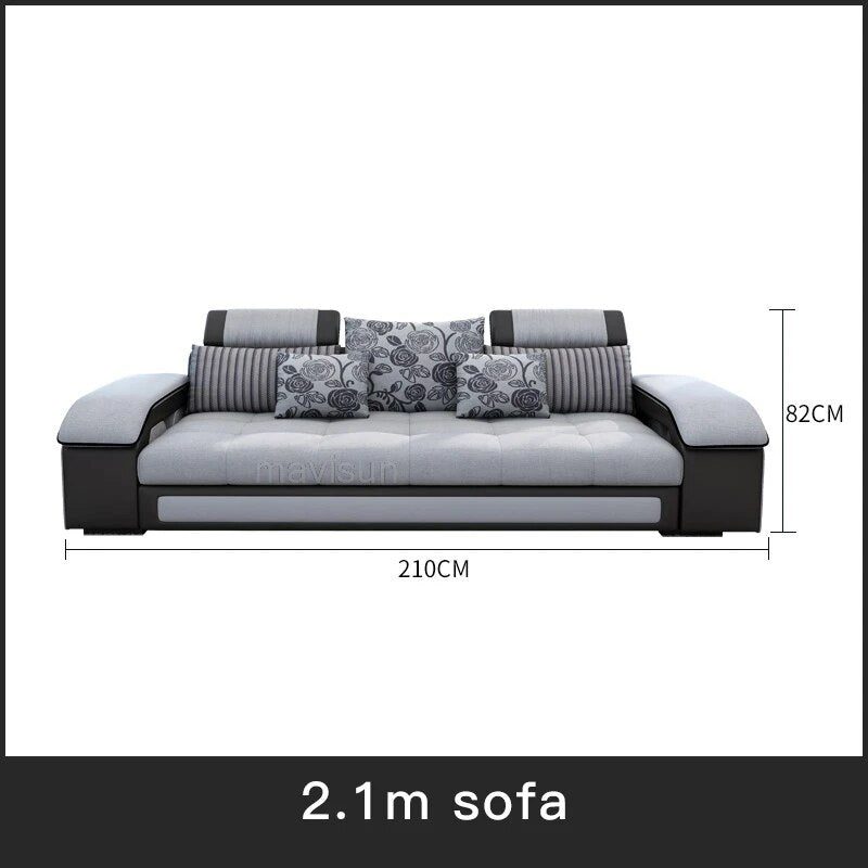 Modern Multifunctional Corner Sofa Set Living Room Minimalist Sofa L Shape 3 Seat Couch Luxury Fauteuils Salon Furniture Home