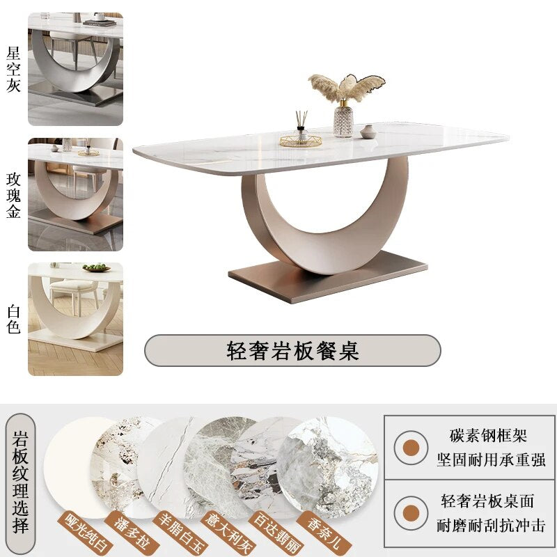Nordic Eating Dining Tables Coffee Office Restaurant Bar Side Dining Tables Console Garden Sillas Para Comedor Furniture WJ20XP