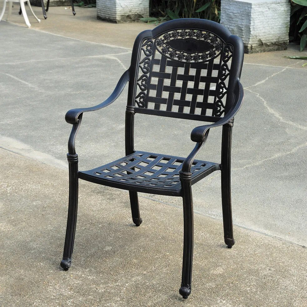 Set of 9-pieces cast aluminum dining sets Outdoor furniture garden table patio chair sets all-weather-anti-rust heavy durable