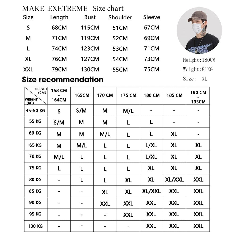 Japanese Harajuku Streetwear Kawaii T Shirt Anime Cartoon Long Sleeve Tee Shirts 2021 Spring Fashion Graphic Tees Men Clothing
