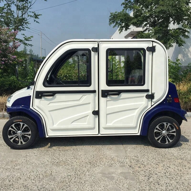 Cheap Price 4 Seater Electric Mini Car for adult use / 4 Wheel Fully Enclosed Electric Industrial Vehicle / Electric Car