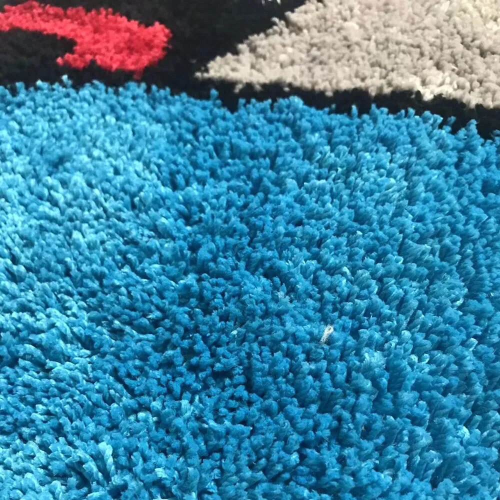 Aesthetic Home Shaped Soft Tufted Special Style Lighter Carpet Cute Design Non-Slip Bedside Area Rug Floor Mat Room Fun Rugs