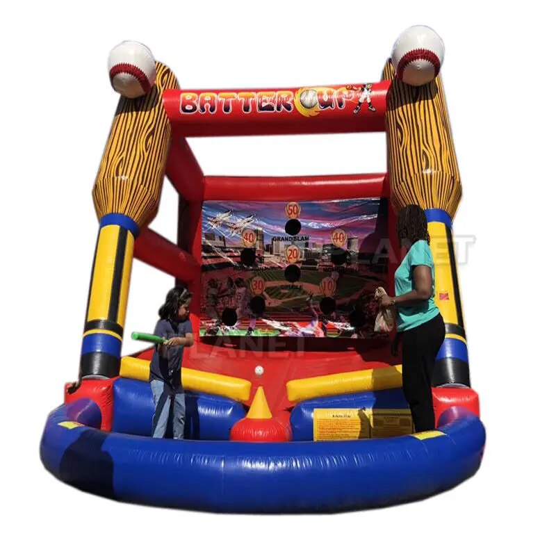 16.5x10ft Outdoor Carnival inflatable Baseball Game Batting Cage Sport Games