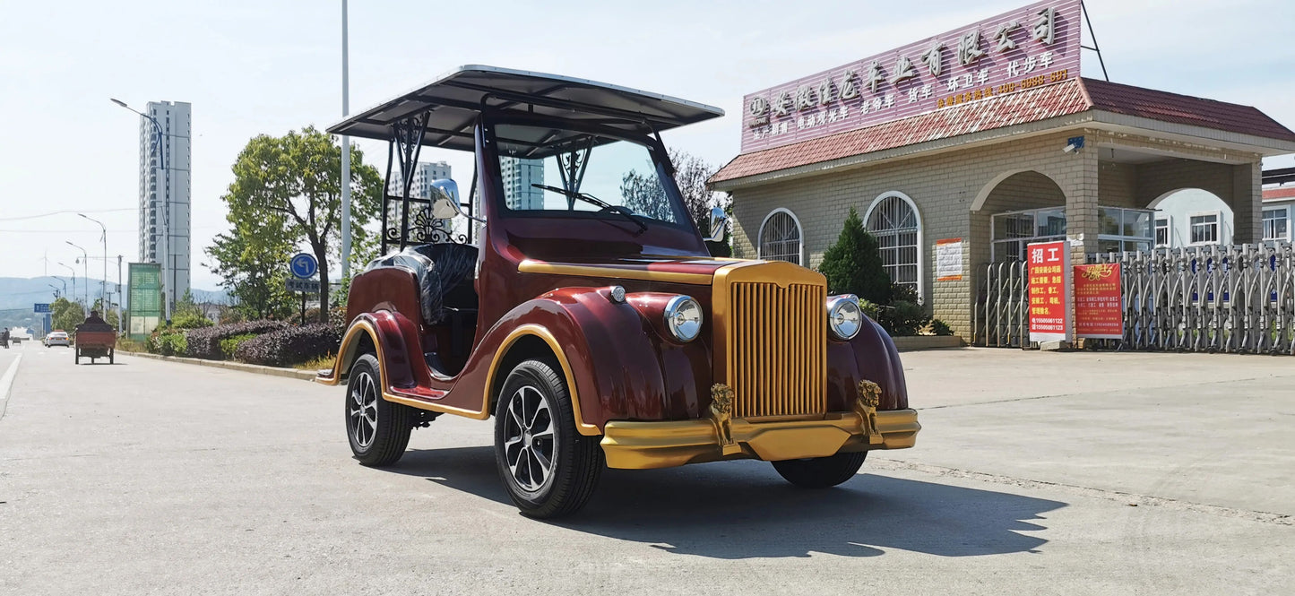 Battery Car Four-wheel Electric Classic Vintage Classic Car NEV Battery Electric Vehicles .