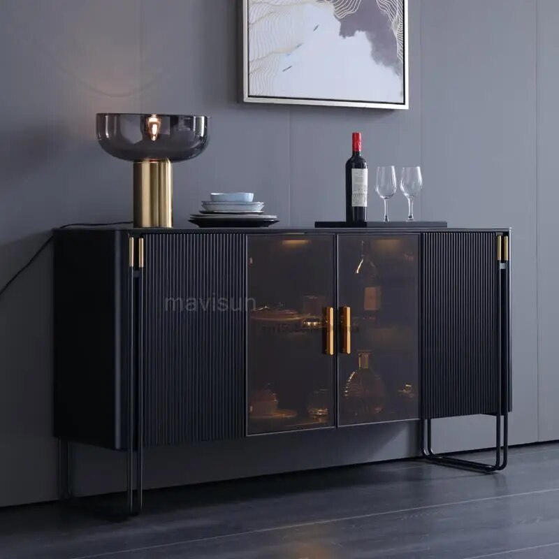 Dining Room Sideboard Table Light Luxury Home Restaurant Storage Cabinet Modern Minimalist Living Room Wine Cabinet Furniture