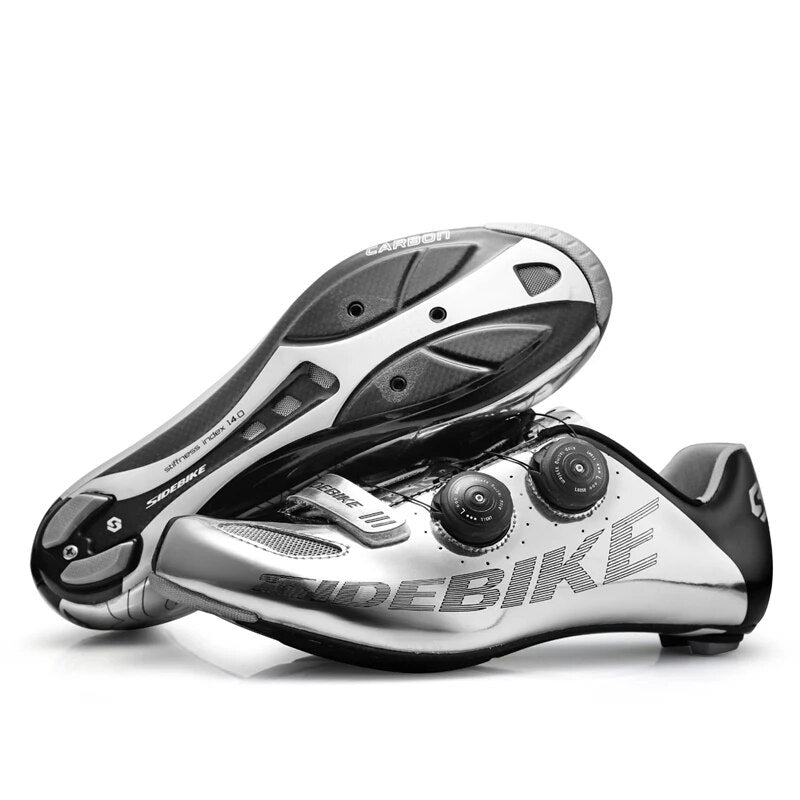 sidebike road cycling shoes men racing carbon shoes road bike ultralight self-locking bicycle sneakers breathable professional