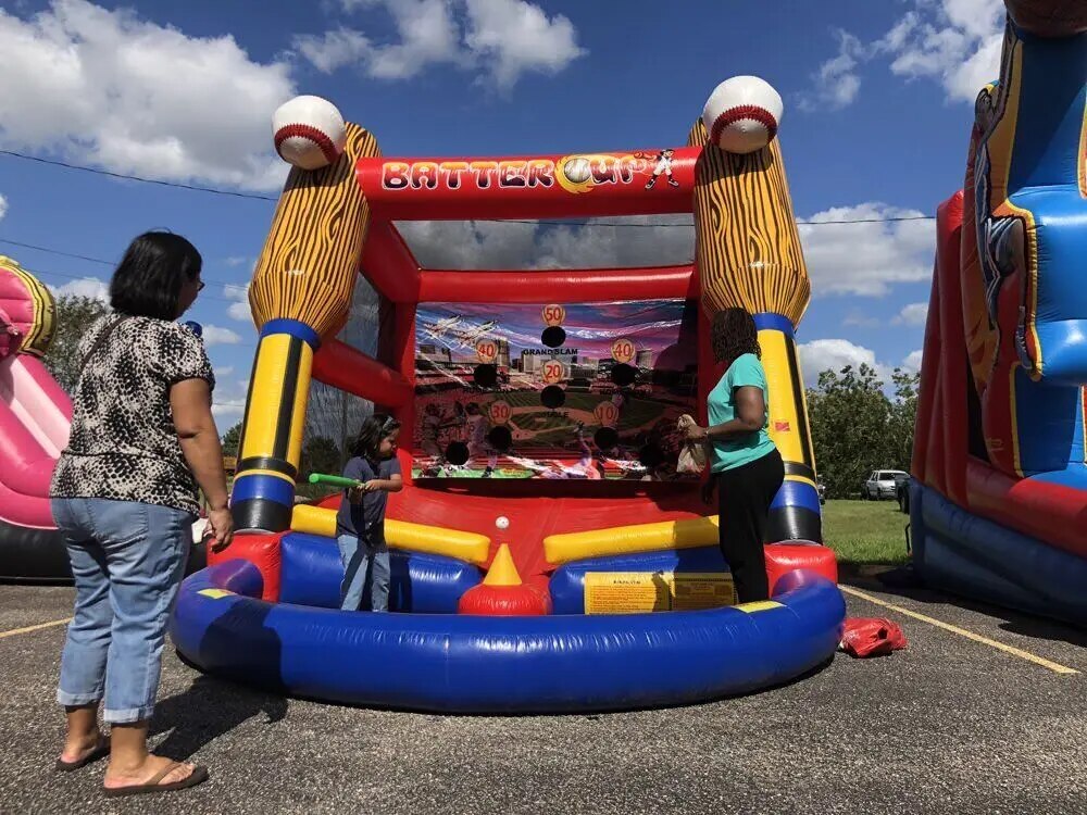 16.5x10ft Outdoor Carnival inflatable Baseball Game Batting Cage Sport Games