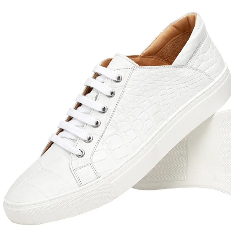 High-end Leather Genuine Board Shoes Men's Casual Fashion Comfortable For Men Sneakers 2022 Luxury Brand High Quality Loafer