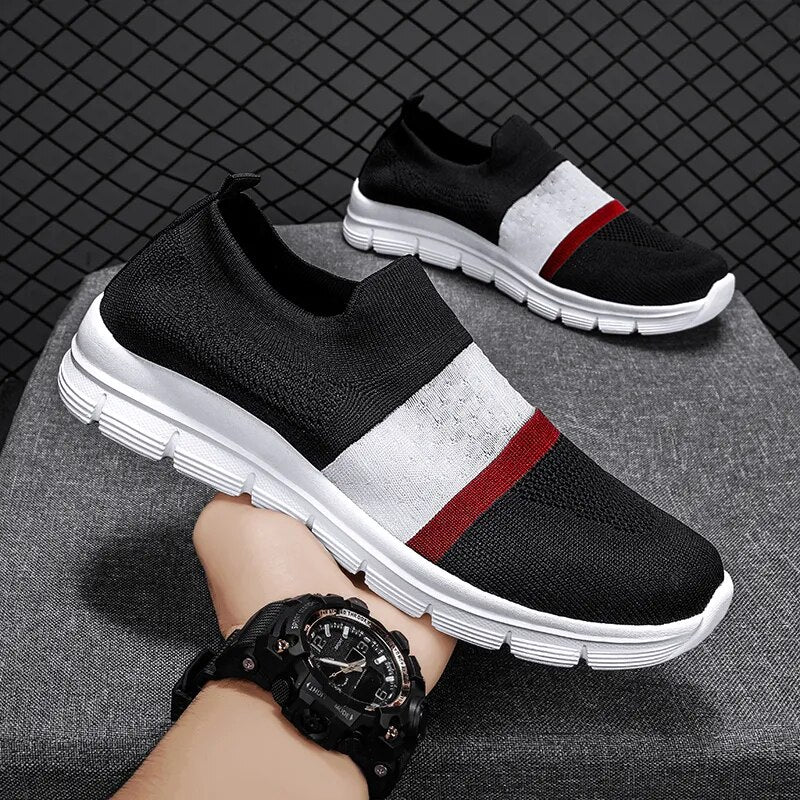 Cheap Mens Sneakers Lightweight Outdoor Sports Tennis Shoes for Men Mesh Slip on Shoes Casual Trainers Male Footwear Zapatillas
