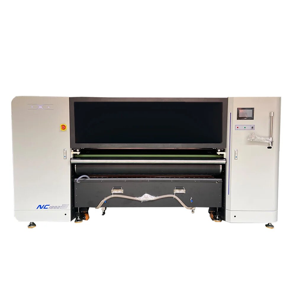 Automatic 3200DPI Digital Injection Chip and Cloth Multi-function Printing Machine 220V 12KW with 8pcs i3200 Printhead Printer