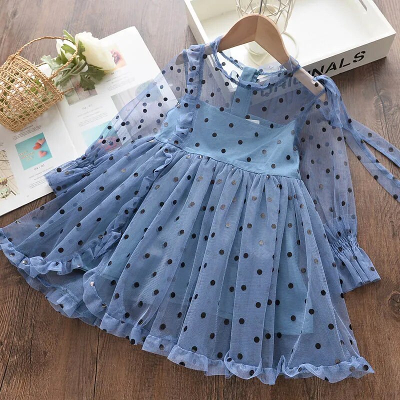 Melario Girls Dresses New Sweet Princess Dress Baby Kids Girls Clothing Wedding Party Dresses Children Clothing Pink Applique - KAISERINC