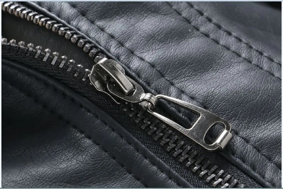 Brand Fashion Classic Girls Boys Black Motorcycle Leather Jackets Child Coat For Spring Autumn 2-14 Years - KAISERINC