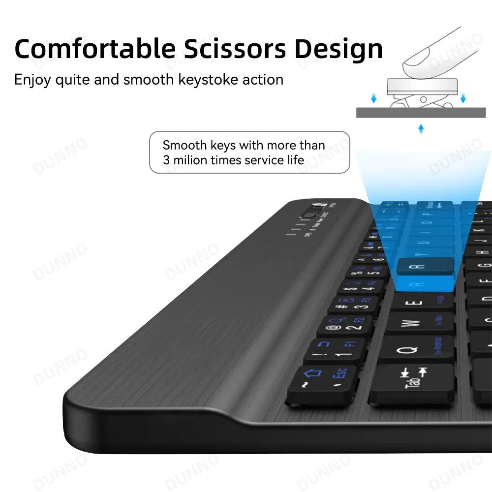Touchpad Wireless Keyboard For iPad Samsung Xiaomi Huawei Lenovo Teclado For iOS Android Windows Bluetooth Keyboard and Mouse