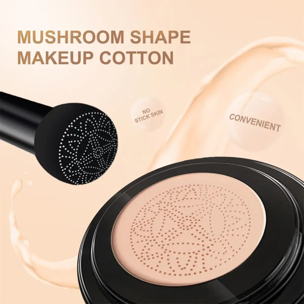 Mushroom Head Air Cushion CC Cream Natural Moisturizing Foundation Concealer Whitening Oil-control Makeup Face Cosmetics