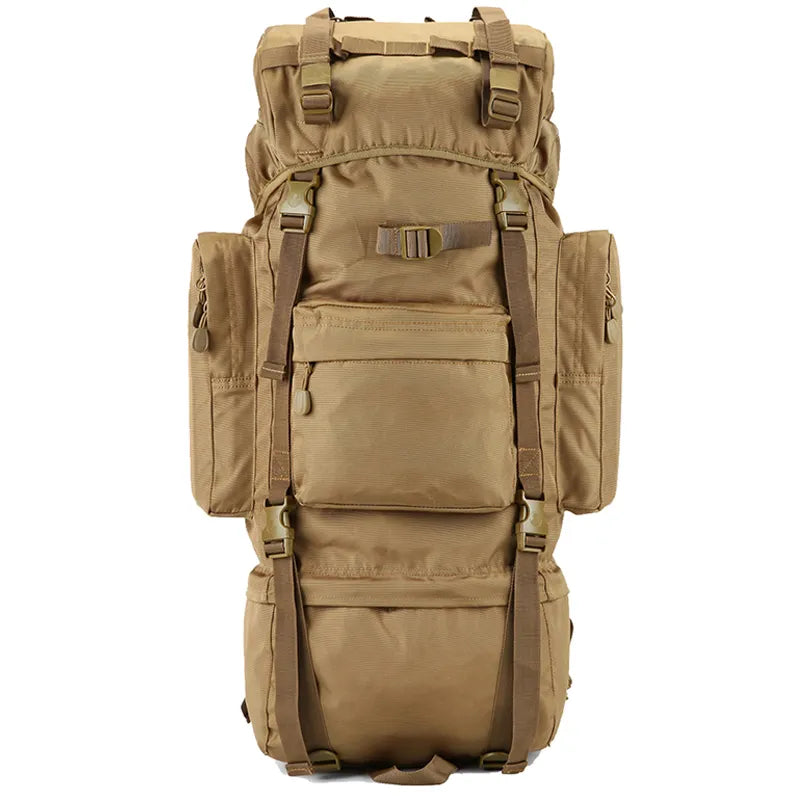 70L Large Capacity Men Backpack Military Backpack High Quality Waterproof Thickened Oxford Backpacks Men's Military Travel Bag