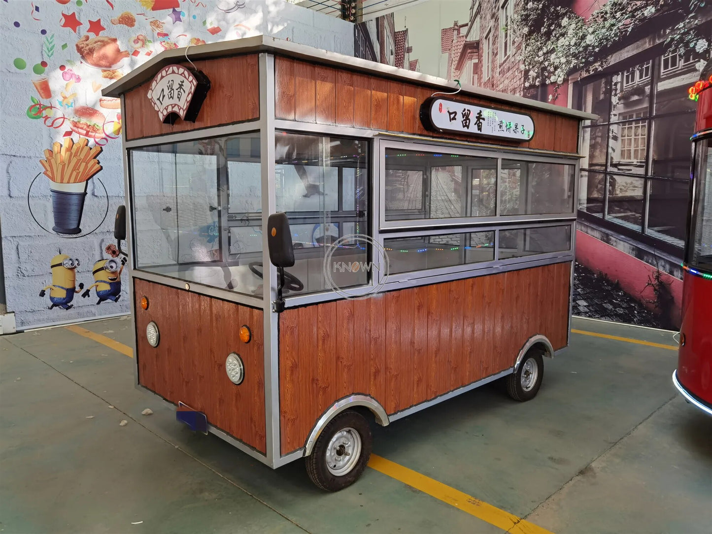 OEM Electric Hot Food Cart Coffee Mobile Vending Truck Top Sale Antique Fashion Ice Cream Car