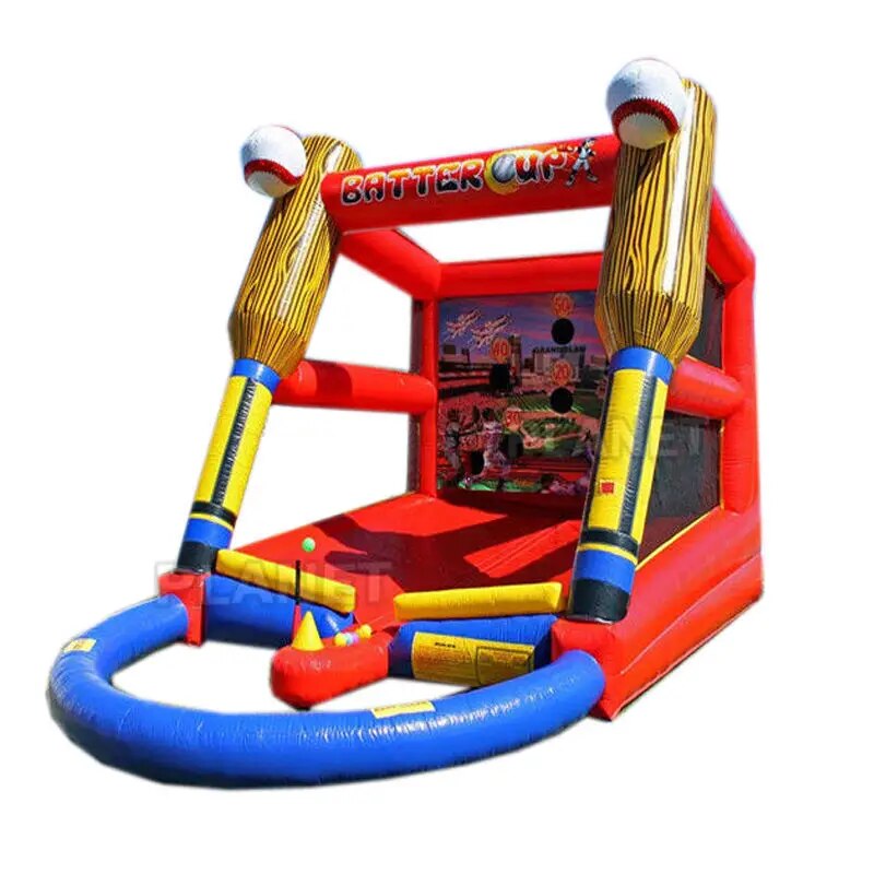 16.5x10ft Outdoor Carnival inflatable Baseball Game Batting Cage Sport Games